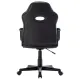 Игровое кресло  "Stripe GM-202", экокожа, черное/голубое, 532509. Фото товара с разных ракурсов.