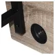 Стол на металлокаркасе BRABIX LOFT CD-006, 1200х500х730 мм, 2 полки, цвет дуб антик, 641225. Фото товара с разных ракурсов.